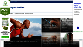 What Insyncfamilies.com website looked like in 2020 (3 years ago)