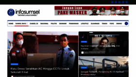 What Infosumsel.id website looked like in 2020 (3 years ago)