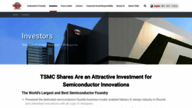 What Investor.tsmc.com website looked like in 2020 (3 years ago)