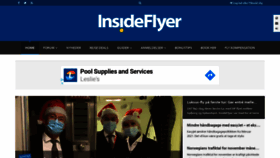 What Insideflyer.dk website looked like in 2020 (3 years ago)