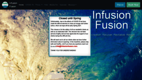 What Ivinfusionfusion.com website looked like in 2020 (3 years ago)