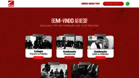 What Iesb.br website looked like in 2020 (3 years ago)