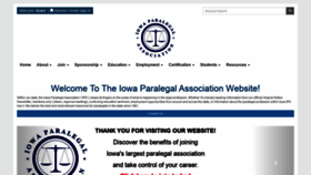 What Iowaparalegal.org website looked like in 2020 (3 years ago)