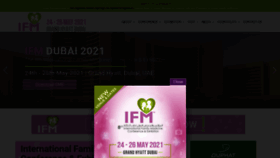 What Ifm.ae website looked like in 2020 (3 years ago)