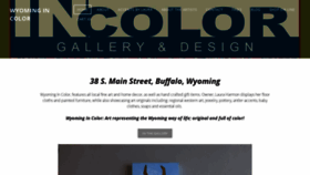 What Incolorartgallery.com website looked like in 2020 (3 years ago)