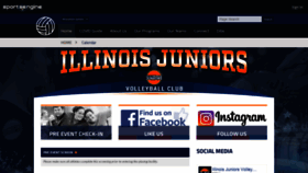 What Illinoisjuniors.com website looked like in 2020 (3 years ago)