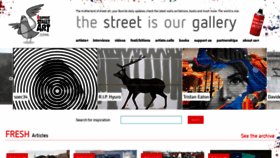 What Isupportstreetart.com website looked like in 2020 (3 years ago)