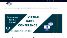What Iacte.org website looked like in 2020 (3 years ago)