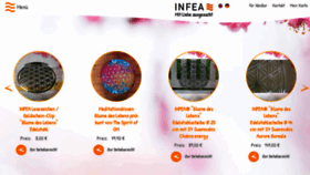 What Infea-shop.de website looked like in 2020 (3 years ago)