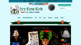 What Ivy-kids.com website looked like in 2020 (3 years ago)