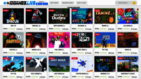 What Iogames.live website looked like in 2020 (4 years ago)