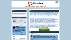 What Ishoutbox.com website looked like in 2020 (3 years ago)