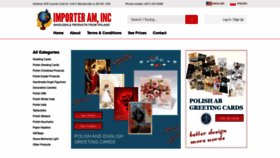 What Importerinc.com website looked like in 2020 (3 years ago)