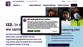What Izz.nl website looked like in 2020 (3 years ago)