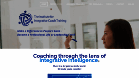 What Integrativecoachtraining.com website looked like in 2020 (3 years ago)