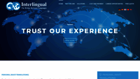 What Interlingual.com.au website looked like in 2020 (3 years ago)