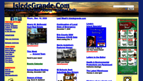 What Isledegrande.com website looked like in 2020 (3 years ago)