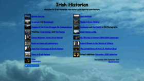What Irishhistorian.com website looked like in 2020 (3 years ago)