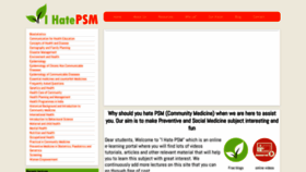 What Ihatepsm.com website looked like in 2020 (3 years ago)