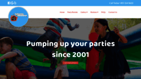 What Inflatableadventures.org website looked like in 2020 (3 years ago)