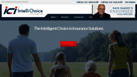 What Intellichoiceinsurance.com website looked like in 2020 (3 years ago)