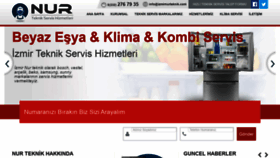 What Izmirnurteknik.com website looked like in 2020 (3 years ago)