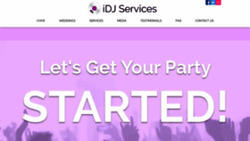 What I-djservices.com website looked like in 2020 (3 years ago)