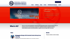 What Iqconsortium.org website looked like in 2020 (3 years ago)