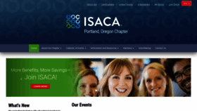 What Isaca-oregon.org website looked like in 2020 (3 years ago)