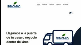What Idealsa.com website looked like in 2020 (4 years ago)