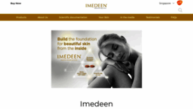 What Imedeen.com.sg website looked like in 2020 (3 years ago)