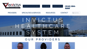 What Invictushealthcaresystem.com website looked like in 2020 (3 years ago)