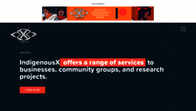 What Indigenousx.com.au website looked like in 2020 (3 years ago)