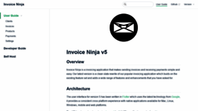 What Invoiceninja.github.io website looked like in 2020 (3 years ago)