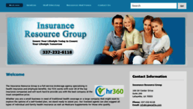 What Insuranceresourcegroup.net website looked like in 2020 (3 years ago)