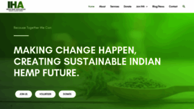 What Indianhempassociation.com website looked like in 2020 (3 years ago)