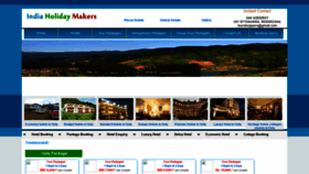 What Indiaholidaymakers.com website looked like in 2020 (3 years ago)