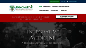 What Innovativehealthdallas.com website looked like in 2020 (3 years ago)