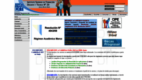What Instituto20.com.ar website looked like in 2020 (3 years ago)