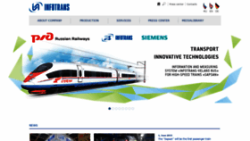 What Infotrans-logistic.ru website looked like in 2020 (3 years ago)