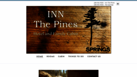 What Innthepines.com website looked like in 2020 (3 years ago)