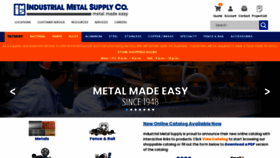 What Imsmetals.com website looked like in 2020 (3 years ago)