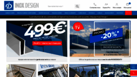 What Inoxdesign.fr website looked like in 2020 (3 years ago)