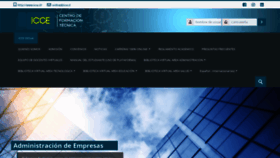 What Iccevirtual.cl website looked like in 2020 (3 years ago)