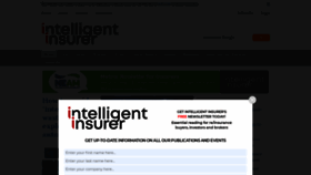 What Intelligentinsurer.com website looked like in 2020 (3 years ago)