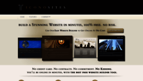 What Iconosites.com website looked like in 2020 (3 years ago)