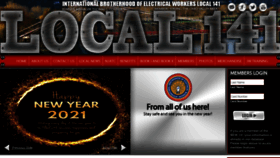 What Ibew141.org website looked like in 2020 (3 years ago)