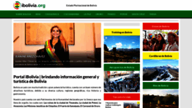 What Ibolivia.org website looked like in 2021 (3 years ago)