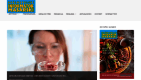 What Informatormasarski.pl website looked like in 2021 (3 years ago)