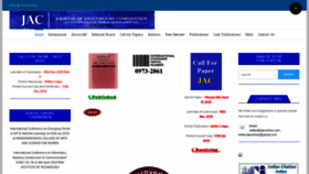 What Ijaconline.com website looked like in 2021 (3 years ago)